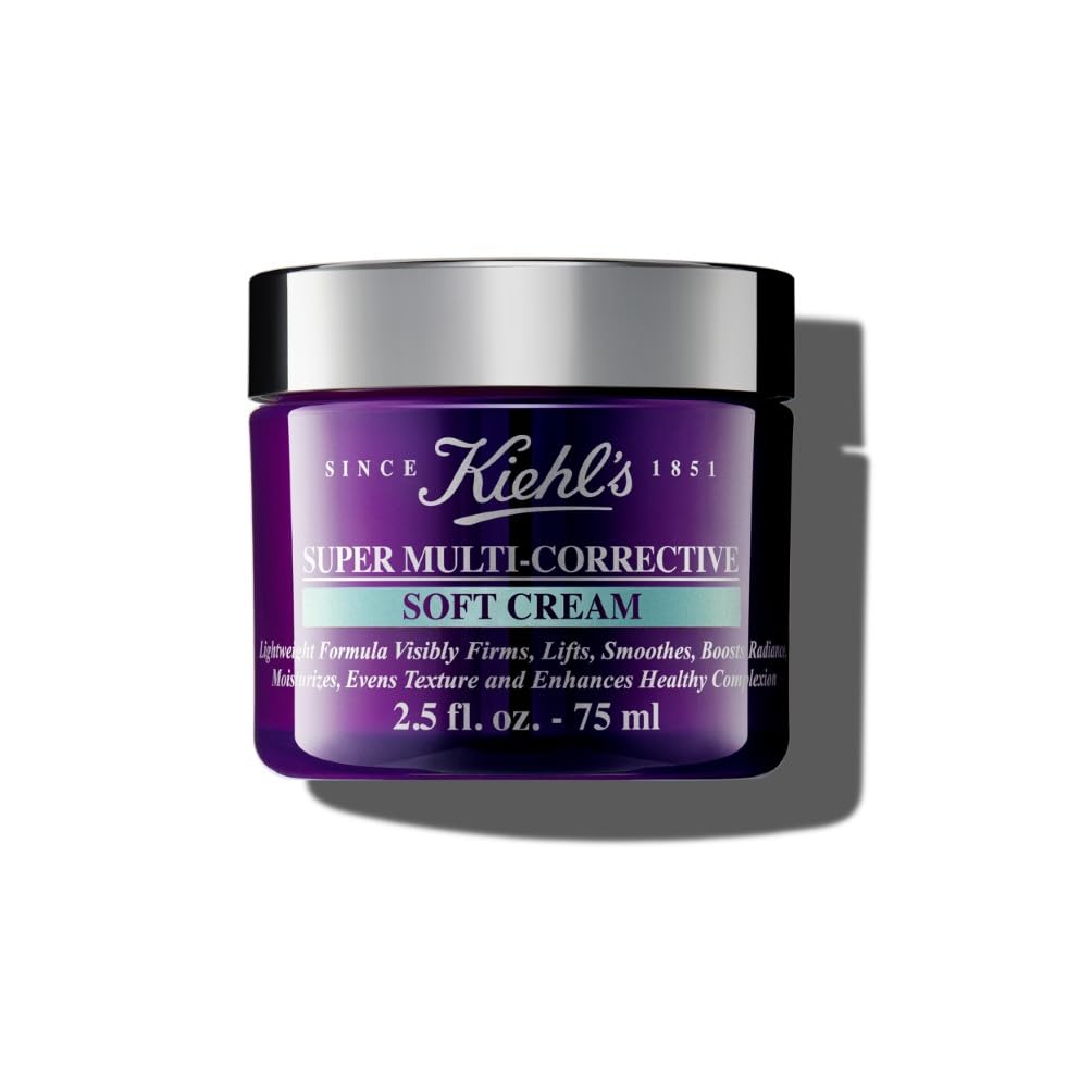 Super Multi-Corrective Soft Cream, Anti-ageing, Light & Refreshing Face Moisturiser for Oily/Combination & Sensitive Skin