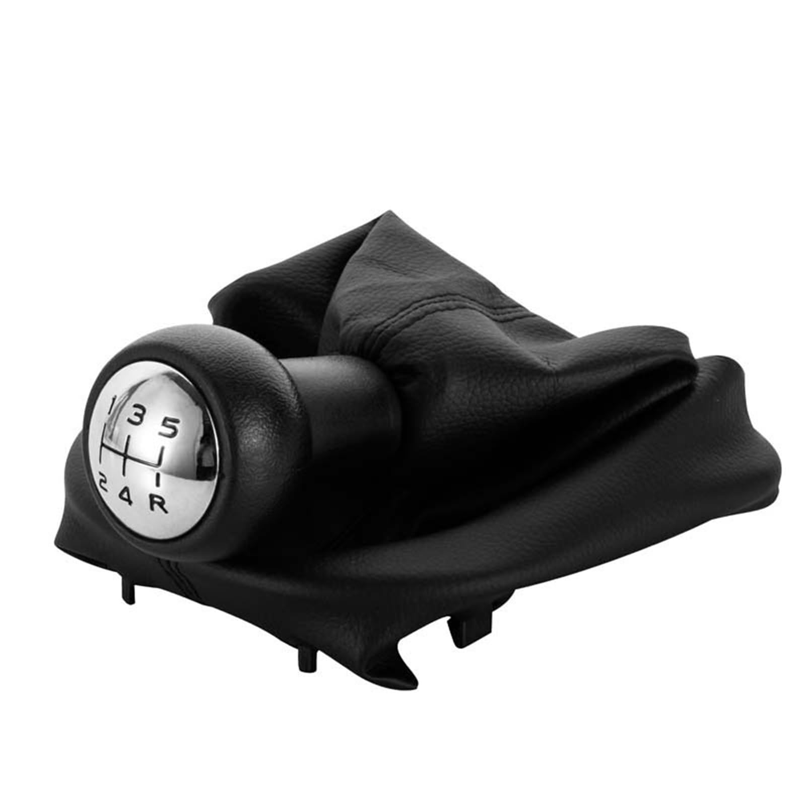 Gear Stick Shift Cover Compatible With Peugeot 207 307 308 CC Speed Gear Shift Knob Shifter Lever Stick Gaiter Boot Cover PU Car Accessories