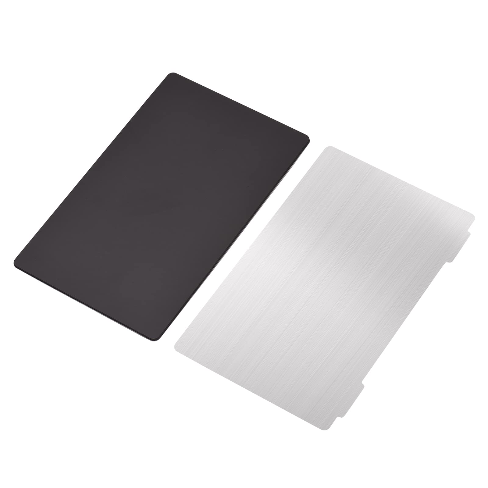 pekdi 138 * 85mm Removal Spring Steel Flexible Build Plate Sheet Print Bed + Sticker with Adhesive Backing Easy Removal Compatible with LCD/DLP/SLA UV 3D Printer Ld-002H