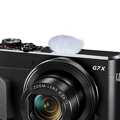 Kamera Mic Windschutz, Pelz Wind Muff Wind Abdeckung für DSLR Eingebautes Mikrofon Outdoor Wind Filter (8 PCS) von YOUSHARES