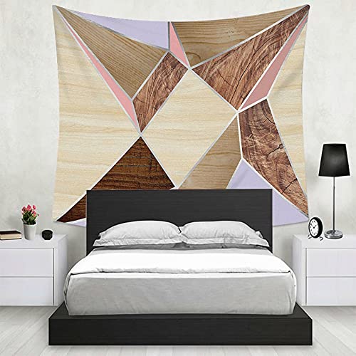 Tapiz de pared geométrico KnSam para dar un toque cálido y moderno al salón 6