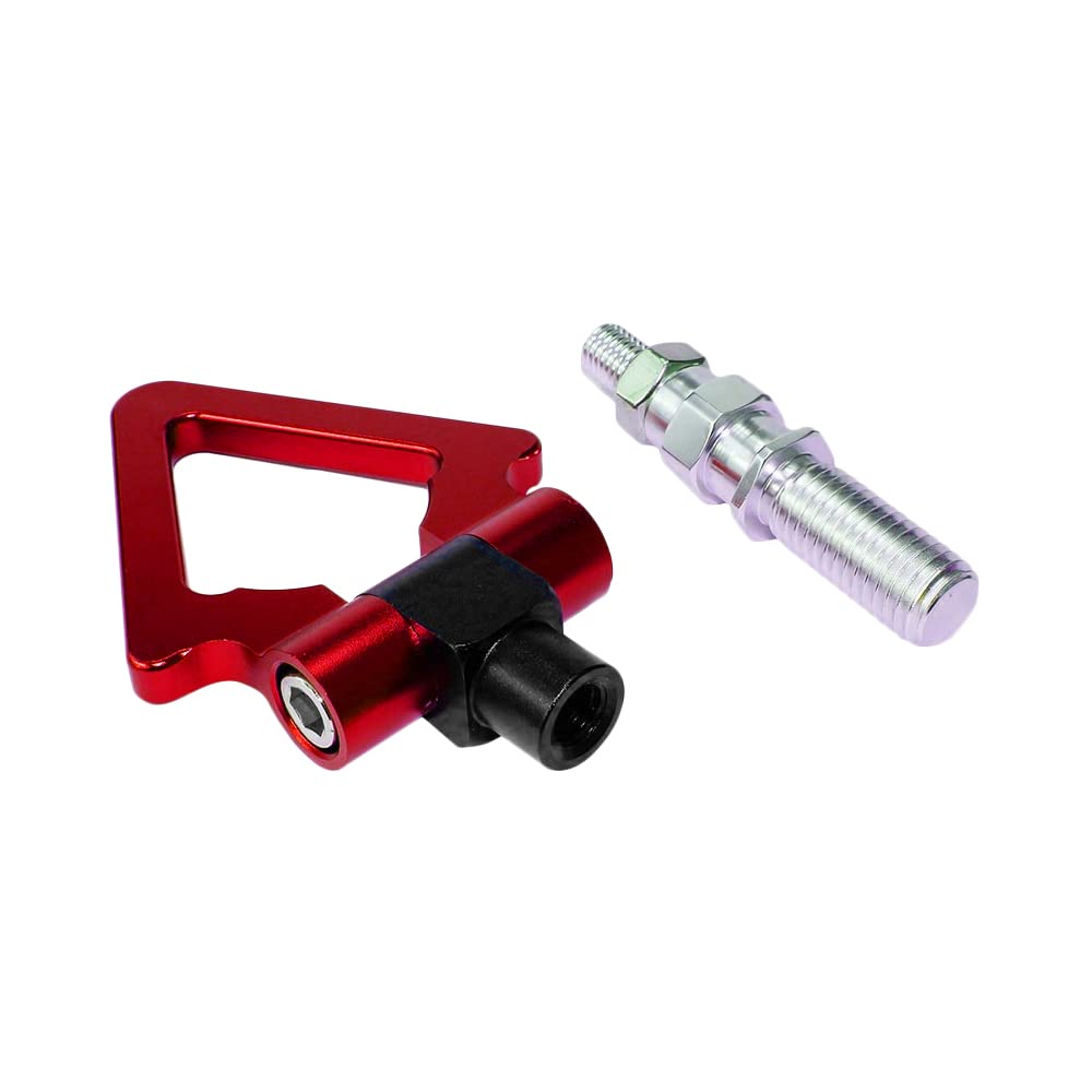 Gancio Traino Pieghevole In Alluminio Verde Per Subaru Impreza | Anteriore/posteriore Filetto M16x1.5 - 2
