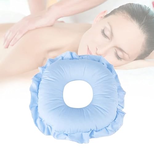 Dioche Poliéster Face Relax Almohada SPA SPA Masaje Almohada ahuecada Almohada de descanso para siesta Cojín de masaje Almohada de masaje Belleza