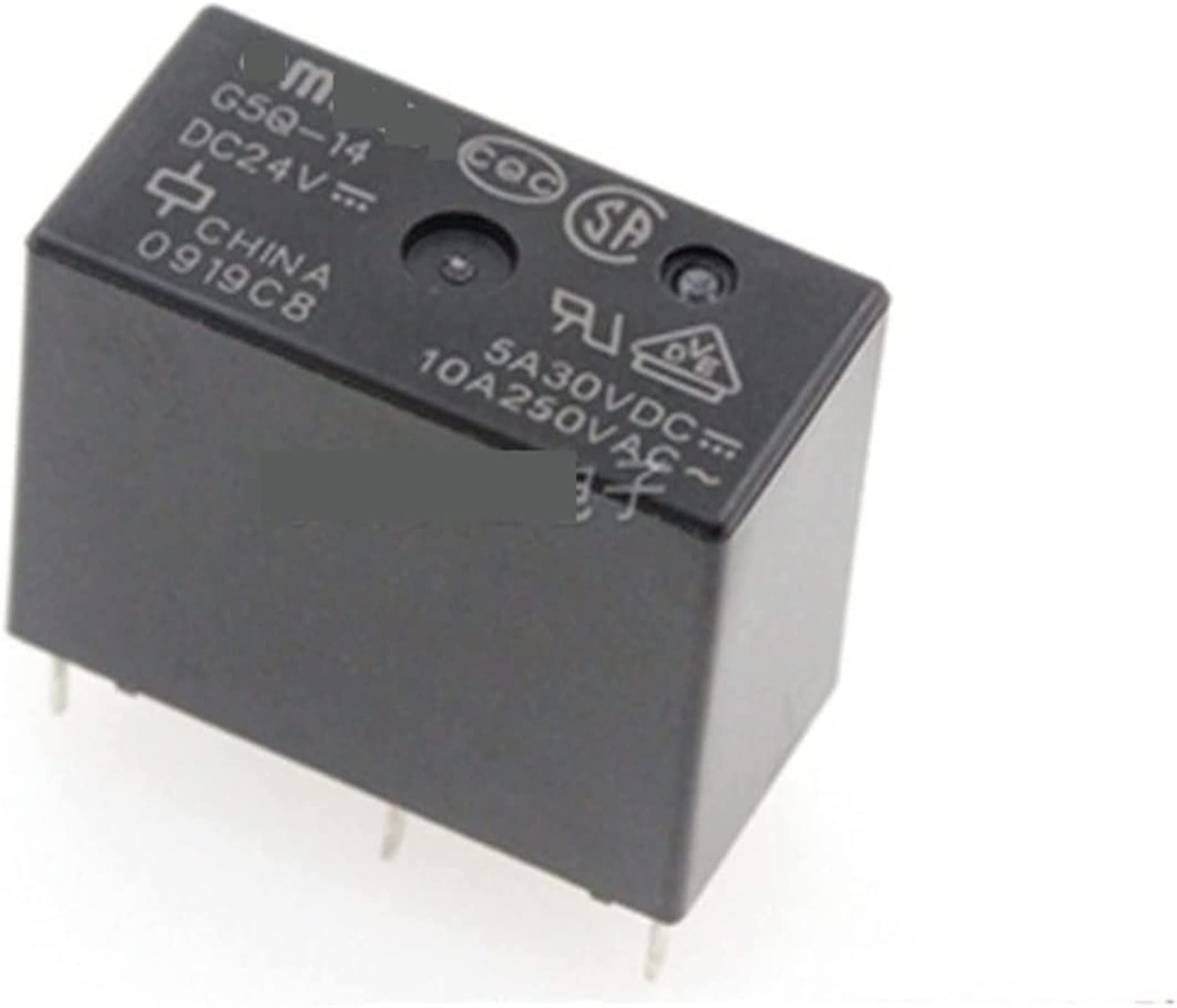 CSKWLLNBC Relay 10pcs G5Q-14 G5Q-14-DC5V G5Q-14-DC12V G5Q-14-DC24V 5A 5pin(G5Q-14-DC24V)