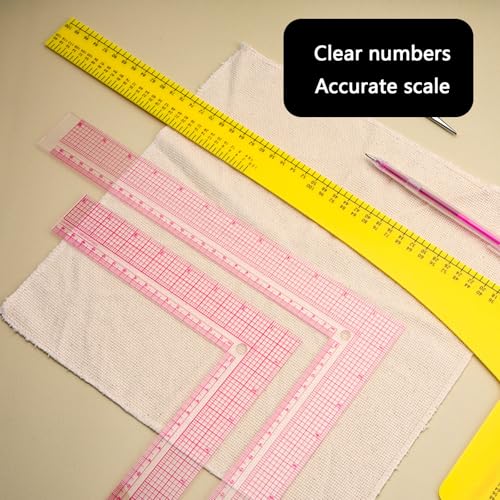 Règle pour patchwork et angles de mesure pour corriger les faux aplombs - 3