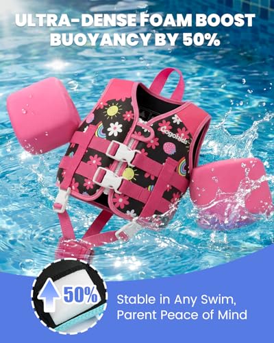 Image of Gogokids Puddle Float Jumper 33-66 Pounds, Toddler Swim Vest Kids Floaties