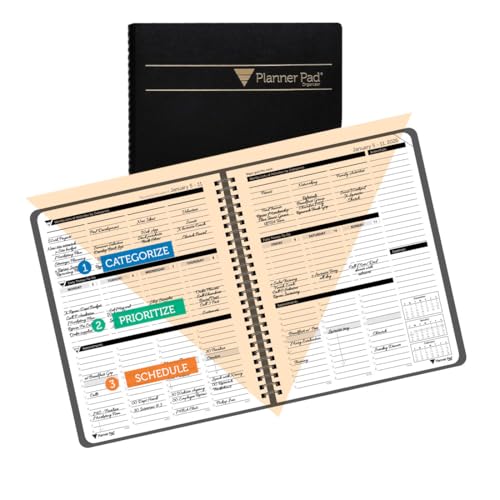 Planner Pad Spiral Bound January-December 2026/ Calendar Year 6 3/4"