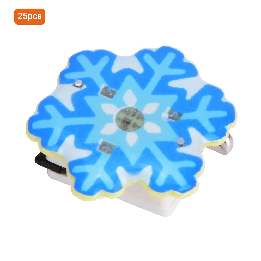 Syrisora Broche de árbol de Navidad, Broche con Insignia LED, Broche para Pecho, 25 Piezas, Tema Navideño de Año Nuevo, Broche Luminoso LED, Insignia, Favores de Fiesta, Decoración de