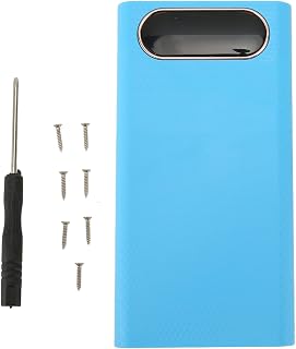 Caixa de banco de energia de bateria 6x21700, 3 portas de entrada Estojo portátil para carregador de bateria 21700 2 portas de saída USB azul Exibe com precisão a energia para telefones