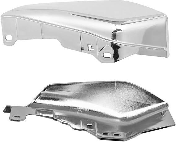 H RUO Chrome Mid-Frame Air Deflector Heat Shield Fits for Harley Touring Electra Glide Street Glide Road Glide 2017-2024 2023 2022
