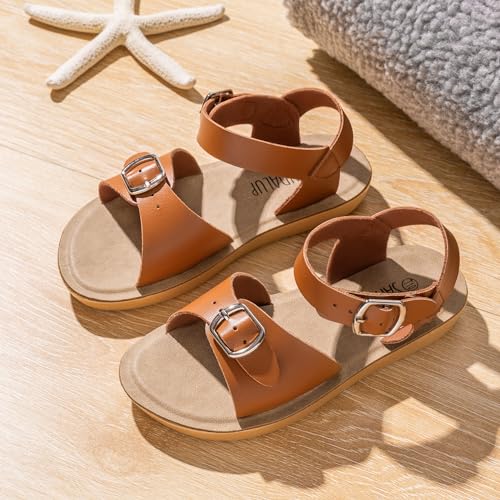 SANDALUP Summer Sandals w Double Buckle for Toddler Girls/Boys2