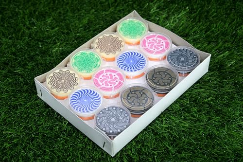 StonKraft Carrom Board Striker - Standard Size for Carrom Game with Case - Pack of 2, Black, White, 4.1 CM - Image 2