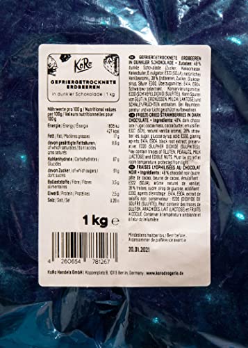 KoRo - Gevriesdroogde aardbeien met pure chocolade 1 kg - Image 5