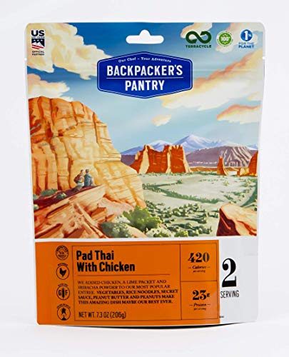 Backpacker’s Pantry Pad Thai with Chicken, Freeze-Dried Food