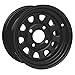 4/156 ITP Steel Wheel 12x7 4.0 + 3.0 Black for Polaris SPORTSMAN 500 H.O. Touring 2010-2013