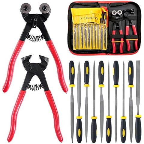 Hilitchi 12Pcs Tile Cutter and Grinding Tool Kit Cover