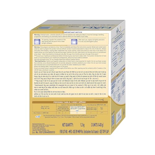 Image of Nestle NAN EXCELLAPRO 3 Follow-Up Formula-Powder After 12 months, Up to 24 months, Stage 3, 1.2 Kg, 3 x 400g Pouch in Box