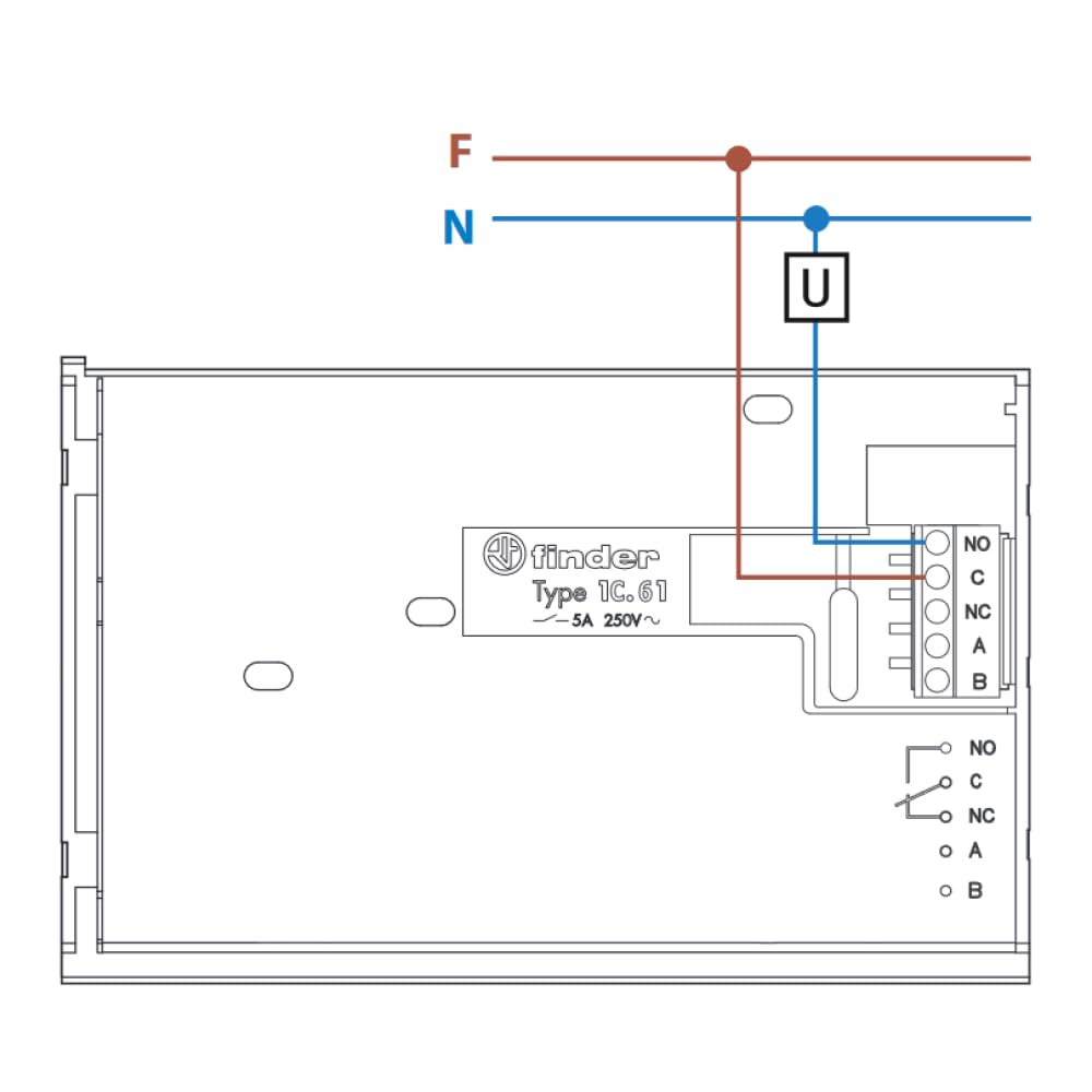 Digitales Wandthermostat, Einstellung mit Reitern, Kippen, wöchentliche Programmierung mit Zeiteinstellungen, Warm-/Kaltfunktion, batteriebetrieben, Heizkessel, 1C.61.9.003.0101