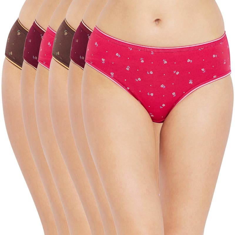 bodycare Women's Combed Cotton Assorted Hipster Panty Pack of 6 EAS-400-D-6PCS-picture-16