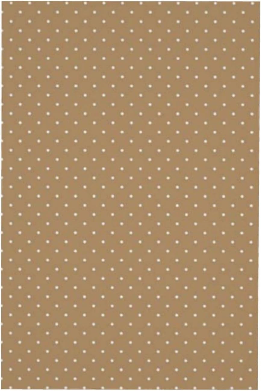 Mantel Mesa Rectangular Lunares, Manteles Antimanchas Marrón, 3D Impresión Mantel Impermeable Lavable para Cocina Salón Comedor, 140x300 cm Q.P1770