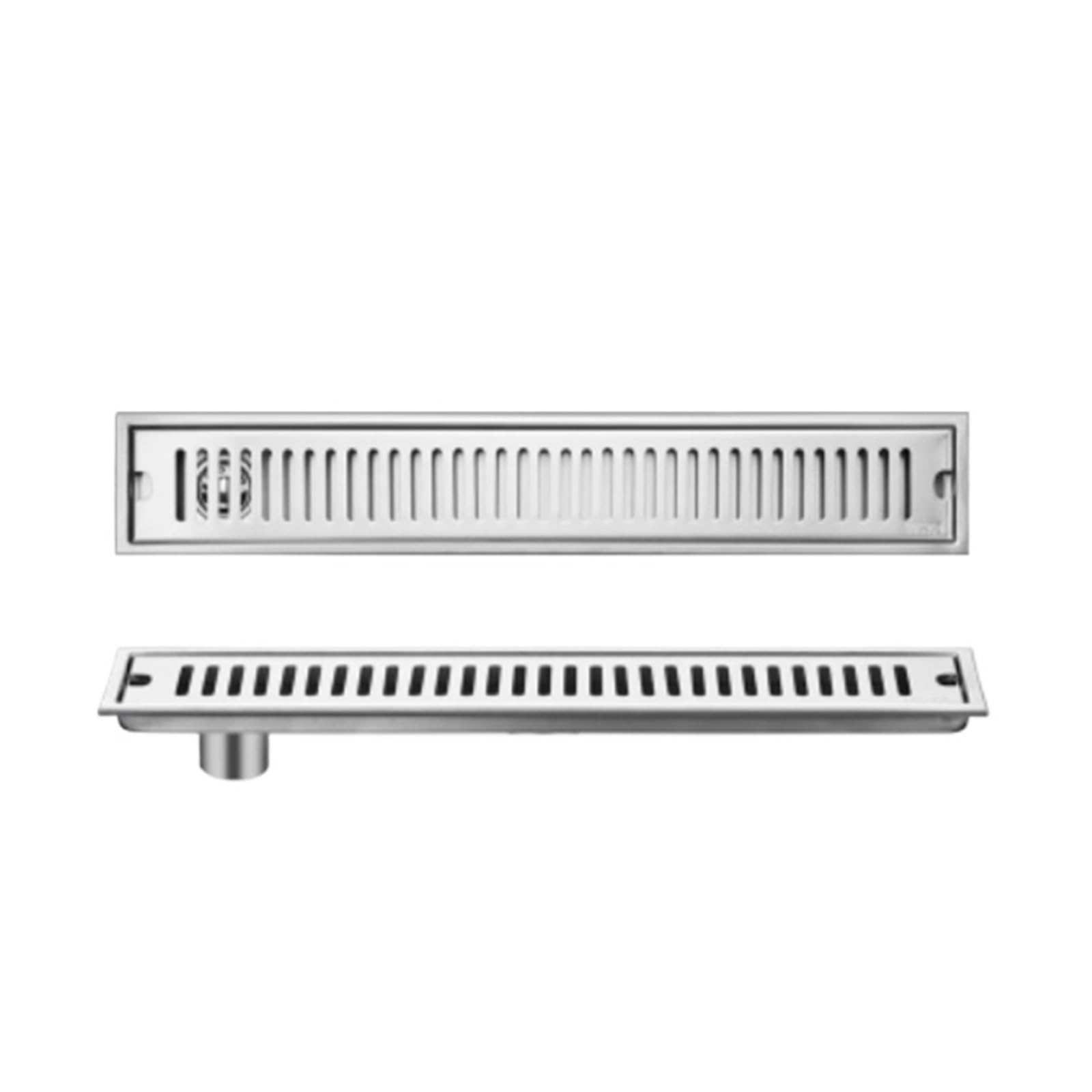 Drenaje lineal de suelo para cocina y ducha con diseño moderno en acero inoxidable de 50 cm