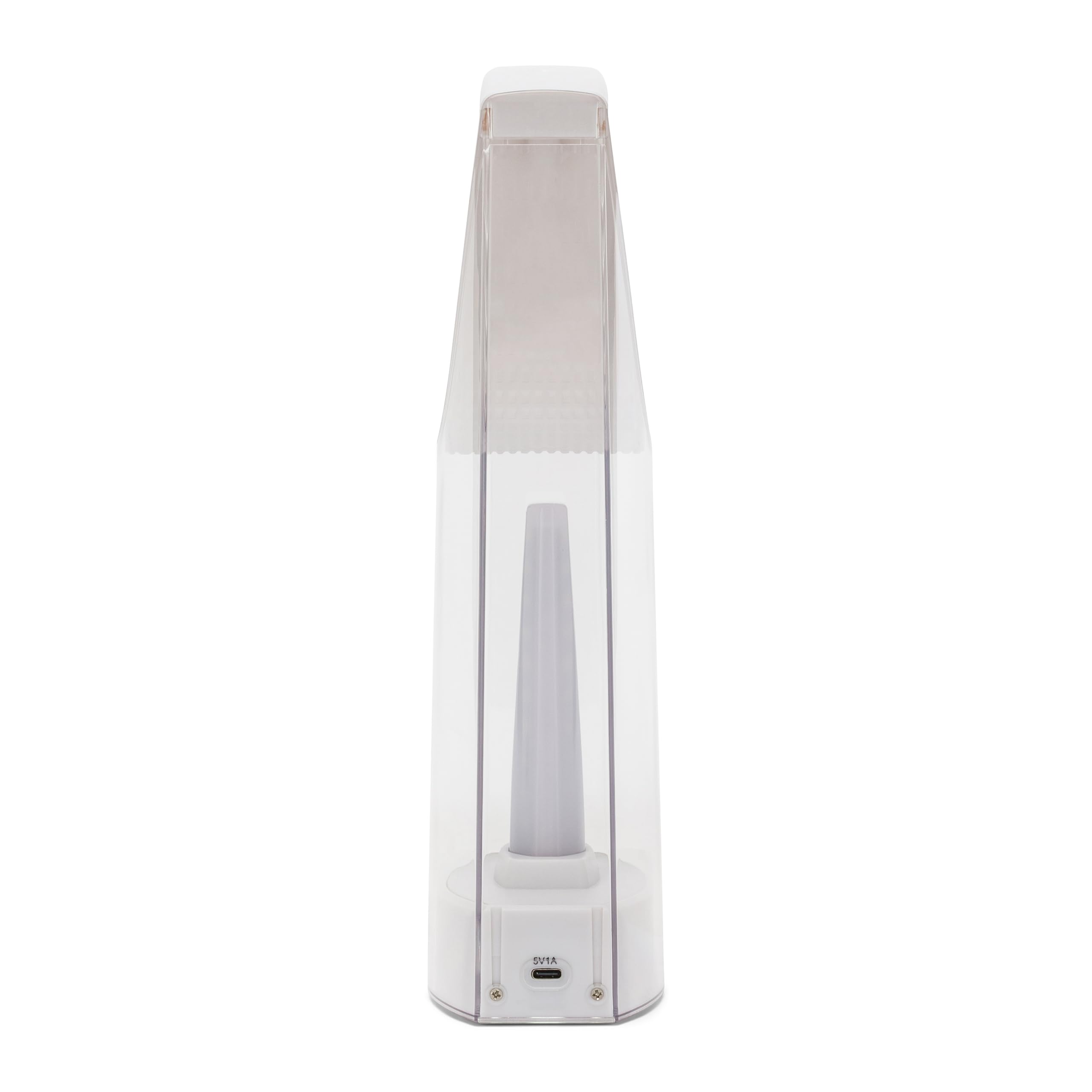 Velamp Lampada di Emergenza Portatile Ricaricabile 400 lumen, Lampada LED con funzione anti-blackout, Luce naturale 4000K - Dimmerabile - Con cavo USB, Sicura, Leggera e Compatta