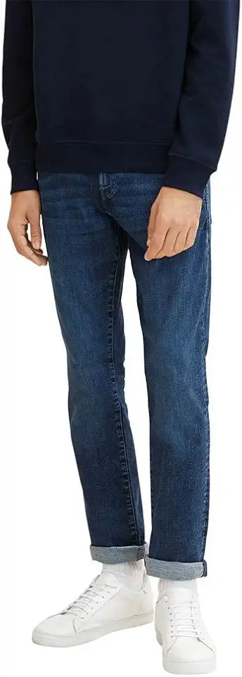 Tom Tailor Herren Josh Regular Slim Jeans mit Freefit®-Stretch