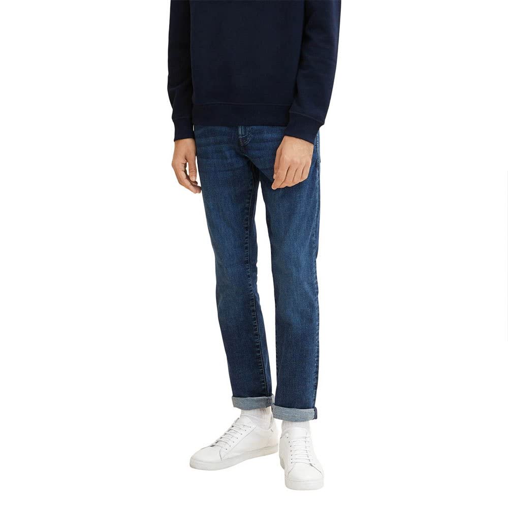 Tom Tailor Herren Josh Regular Slim Jeans mit Freefit®-Stretch