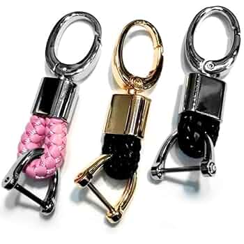 黒いレザー編み込みキーケース キーケース 黒 | IKORCUOIO