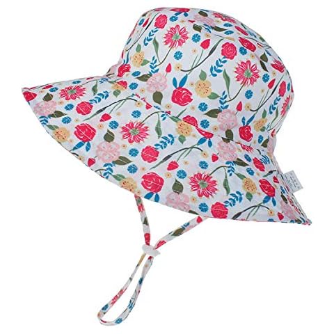 Odosalii Kids Sun Hat Baby Toddler Fisherman Hat Wide Brim Summer Sunhat Soft Beach Hats for Boys and Girls with 50+UPF Protection Cover