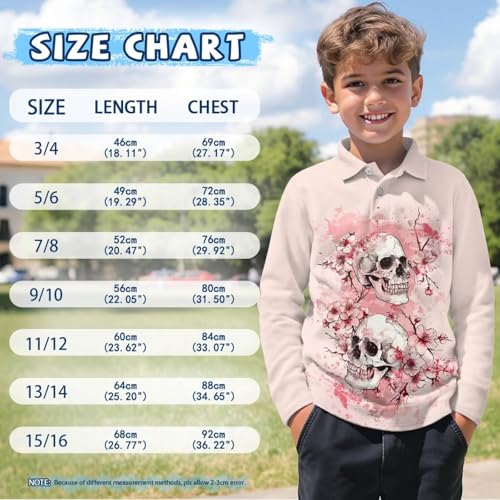 ZFRXIGN Fall Shirt Girls Long Sleeve Shirts Size 3-16 Button Down Top Graphic Tops for Golf, Hiking, School4