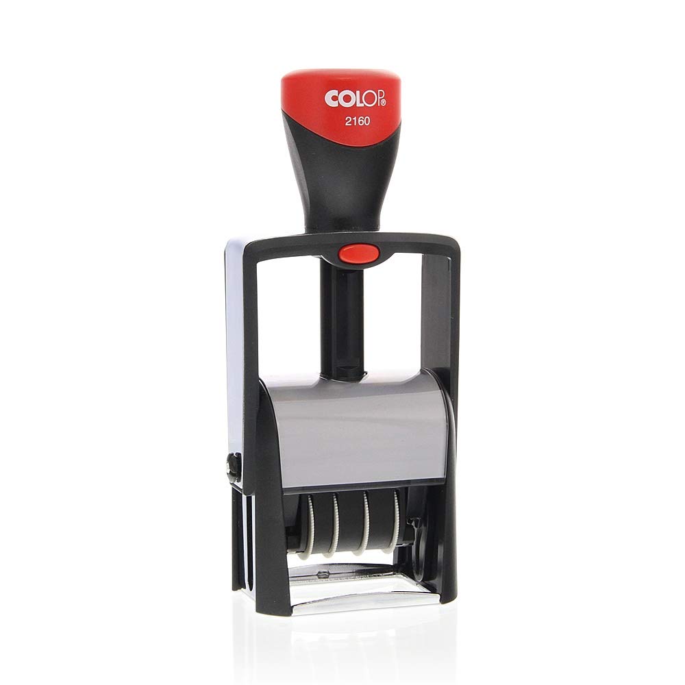 Datumstempel Colop Classic Line 2160 custom (41x24 mm - 2 Zeilen) mit individueller Textplatte