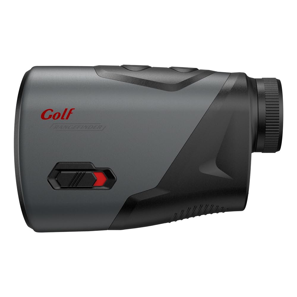 Telémetro de golf con vibración de bloqueo de asta de bandera de pendiente y pin, buscador de rango de 1200 yardas, interruptor de pendiente externo, legal para torneos de golf, batería