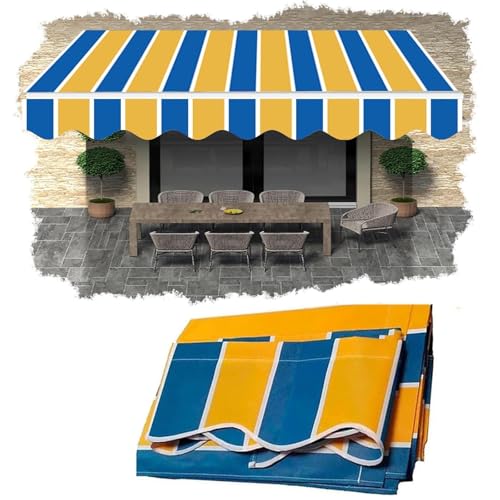 Toile de rechange pour store banne rétractable polyester imperméable 6x1,5m - 2