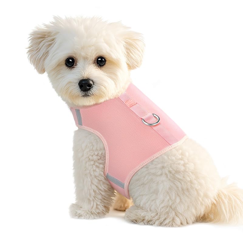 Dog Harness Puppy Harness, with 2 Patches, Comfort Vest for Small Dogs&Cats