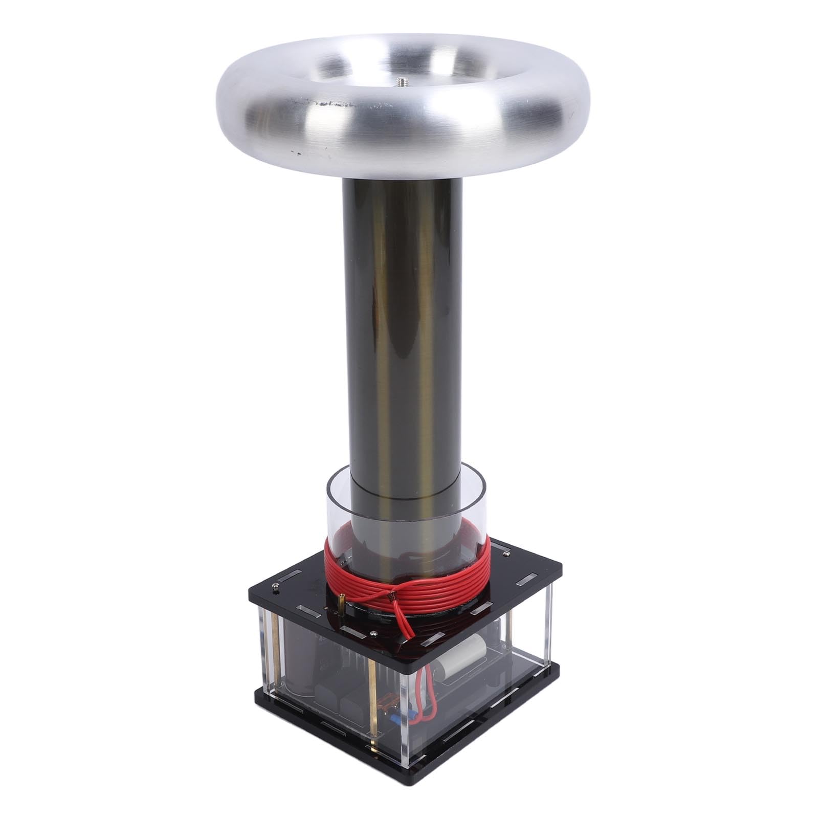 Musical Tesla Coil, Dual Mode Arc Fire Extinguishing, High Capacity 800W Sensing Induction Arc Music Tesla Coil for Lab, Mobile Phone, Computer Music Player, Gift for Boys and Girls