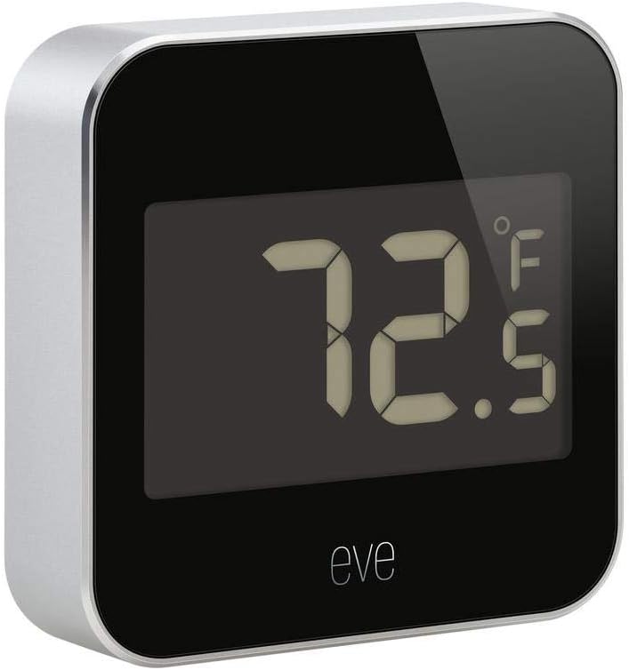Eve Degree - Apple HomeKit Smart Home Outdoor Weather Station for Tracking Temperature, Humidity, & Air Pressure, IPX3 Water Resistant