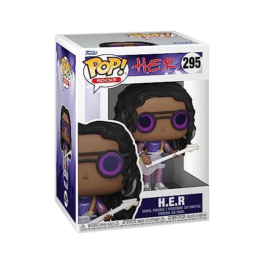 Funko Pop! Rocks: H.E.R - H.E.R. - Figura de Vinilo Coleccionable - Idea de Regalo- Mercancia Oficial - Juguetes para Niños y Adultos - Music Fans - Muñeco para Coleccionistas y Exposición