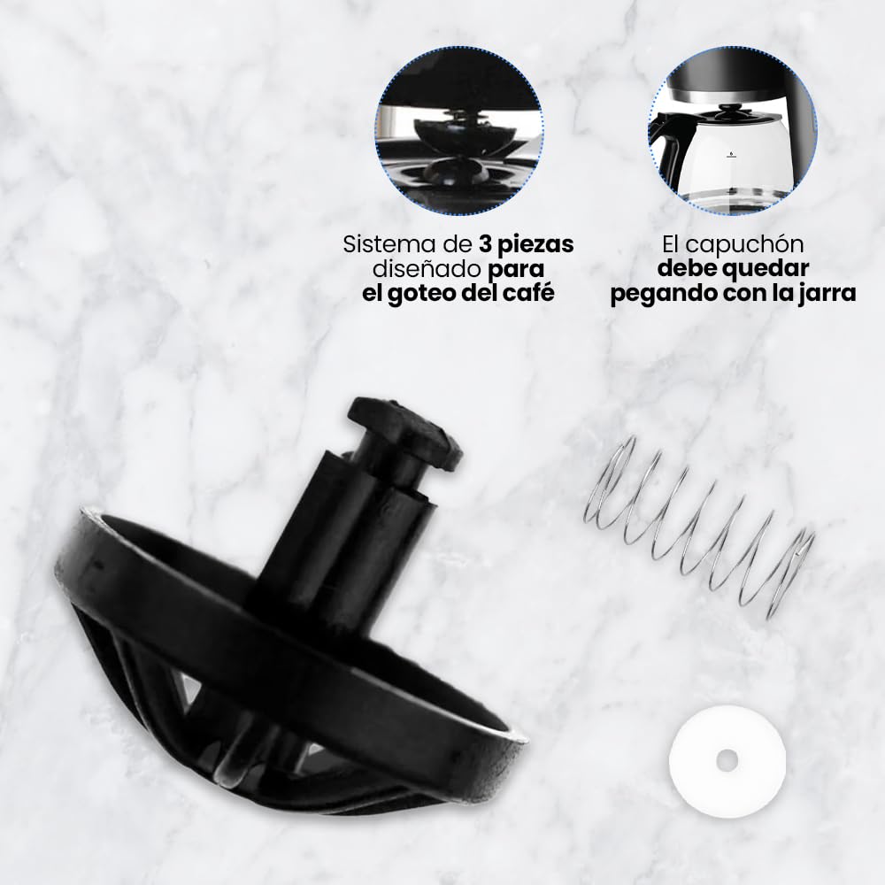 ANAKEL HOME Repuesto de Sistema Antigoteo para Cafeteras 00607701 Repuesto Cafetera Compatible con casi Todas las Marcas