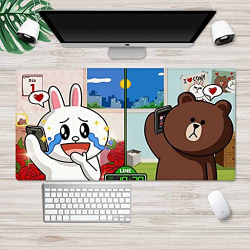 Tapis de souris XXL grand format antidérapant contre la fatigue du poignet