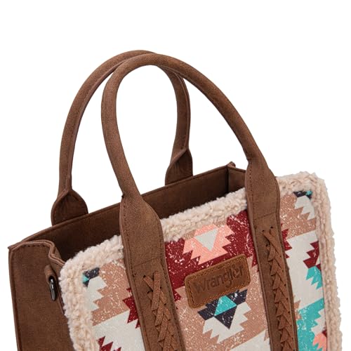 Image of Montana West Wrangler Boho Tote Bag Aztec Top Handle Handbags and Purses