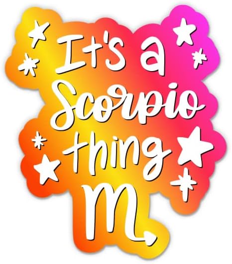 Scorpio Zodiac Sign Sticker - 5