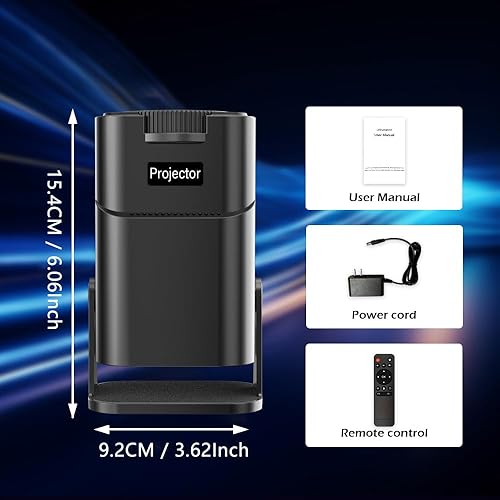Miniatura 6 de Mini proyector, 2025 Full HD 1080P compatible con proyector de video, proyector de película pequeña portátil, compatible con iOSAndroidWindowsTV