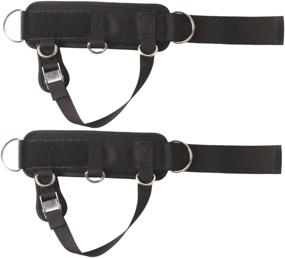 BESPORTBLE 2pcs Adjustable Ankle Straps for Fitness Durable Neoprene Padded Attachments for Cable Machines Resistance Bands for Leg Workouts at Home Gym