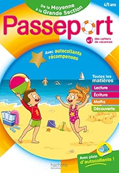 Passeport - De la Moyenne à la Grande Section 4/5 ans - Cahier de vacances 2024