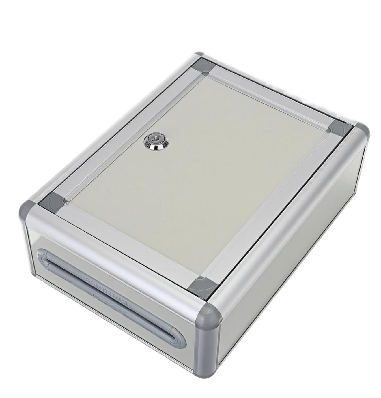 Vintage Letter Box Mailbox Aluminum Alloy Mail Box Wall Mounted Letter Post Storage Mailbox Outdoor Lockable Outdoor Lockable