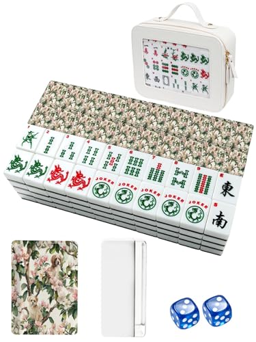 Juego de Mahjong Americano con 166 Fichas Acrílicas miniatura 4