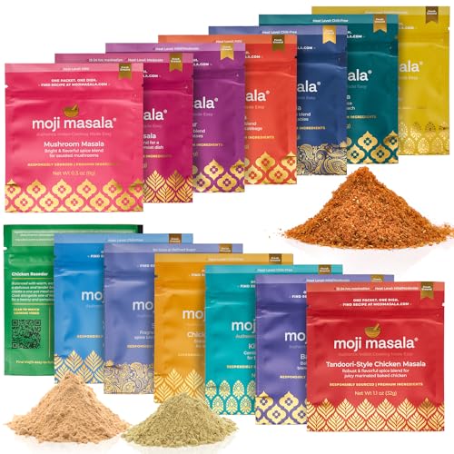 Comparison: Best Blenders For Indian Cooking 11 Moji Masala Indian Spice Gift Set – 14 Authentic Masala & Curry Blends – Premium Indian Seasoning Kit for Easy Homemade Indian Cooking – Perfect Spice Variety Gift for Food Lovers & Home Chefs