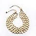 Creamy White Statement Necklace with Multi Strands, Handmade Fair Trade, Eco Friendly Jewelry for Women