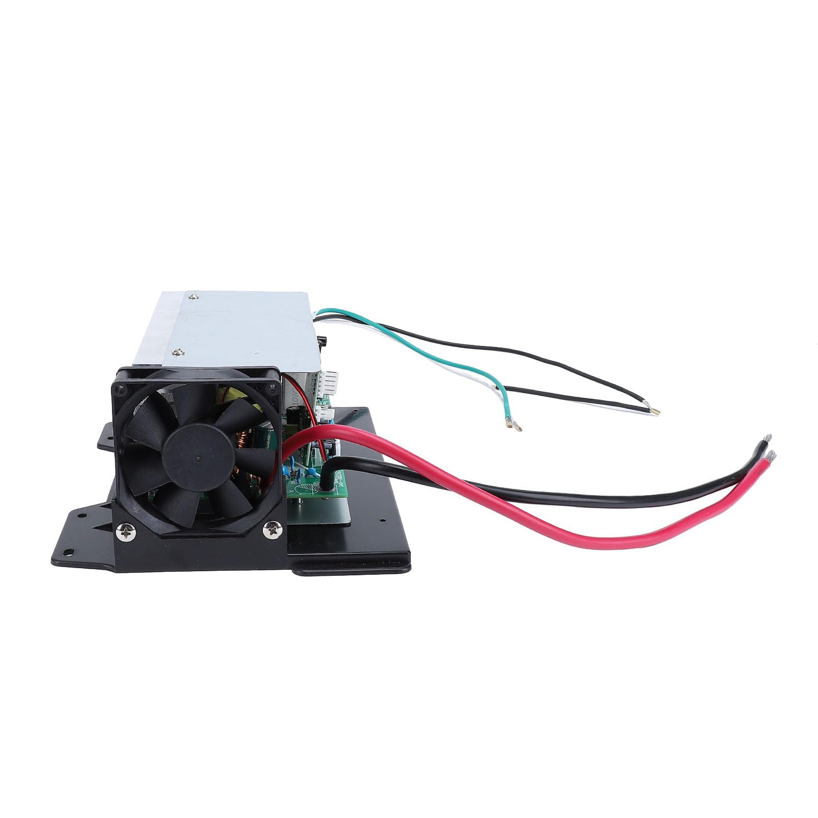 Convertidor RV Convertidor de Potencia de 55 Amperios Metal Plástico 12 V Carga Inteligente Multietapa Detección Automática de Batería Ventilador de Temperatura para Baterías de Litio RV WF